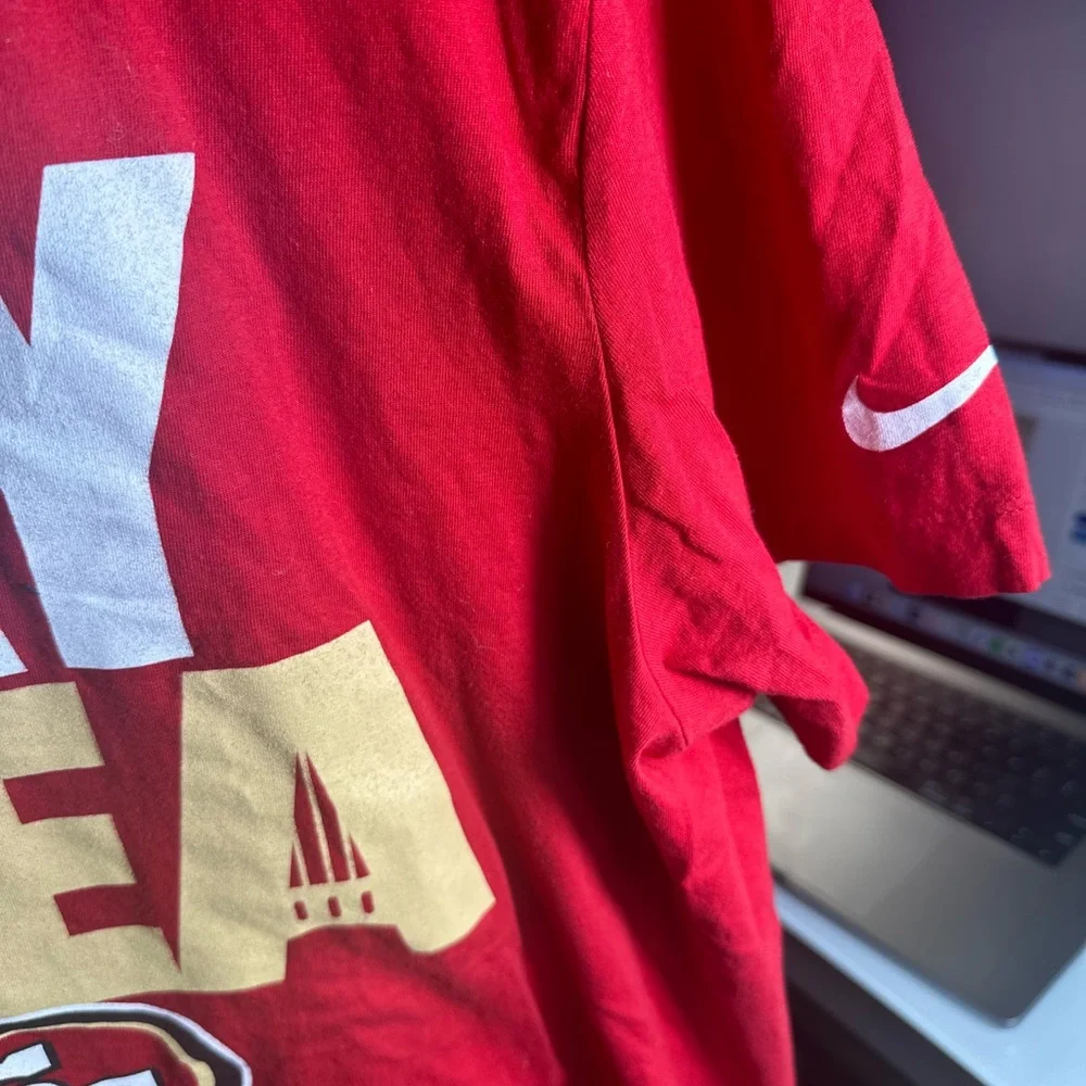 Nike SF Niners Bay Area Tshirt size M Medium - Picture 4 of 5